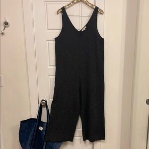 Charcoal Sleeveless sweater Jumpsuit Madewell Large